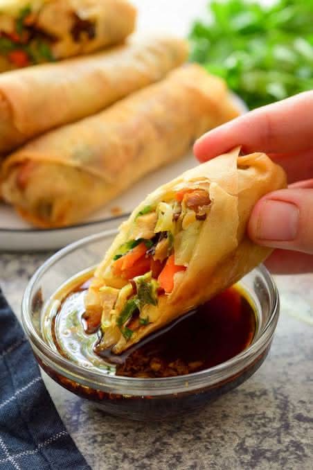 Veggies Spring Rolls (素春卷)